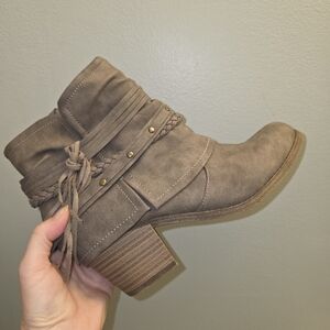 Taupe Ankle Boots